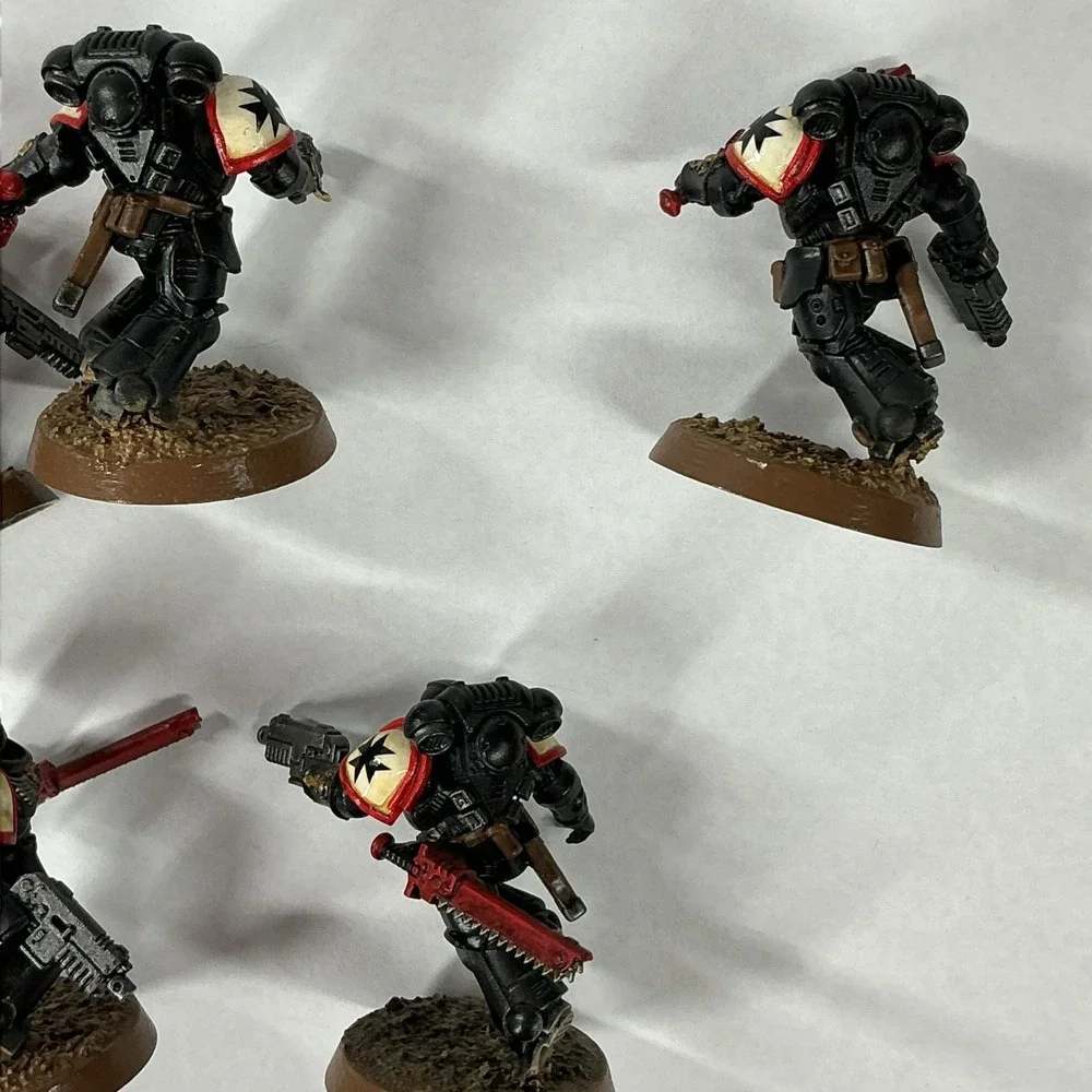Warhammer 40k Assault Interccessors Space Marine‎ Black Templar Primaris Painted